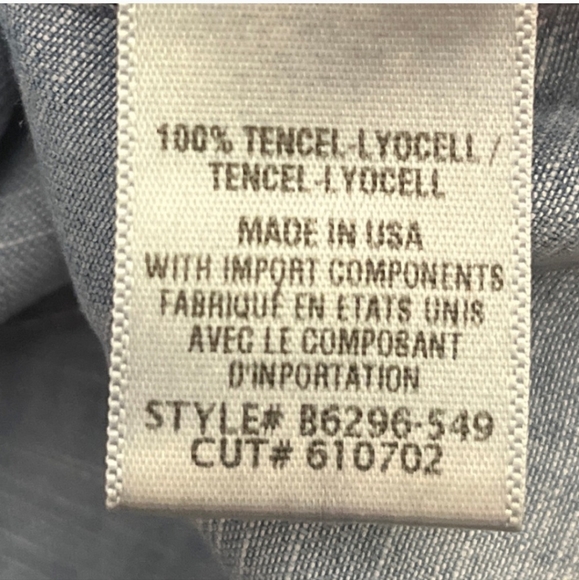 BELLA DAHL- Racer Back Stripe Trim Dress in Silverlake Wash size Large - Picture 7 of 8